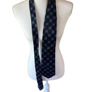 J.Z. Richards for Nordstrom Navy Blue Geometric Silk Necktie